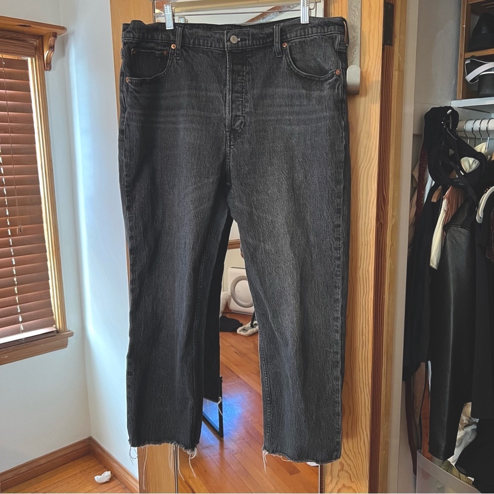 Black GAP jeans - washed out look